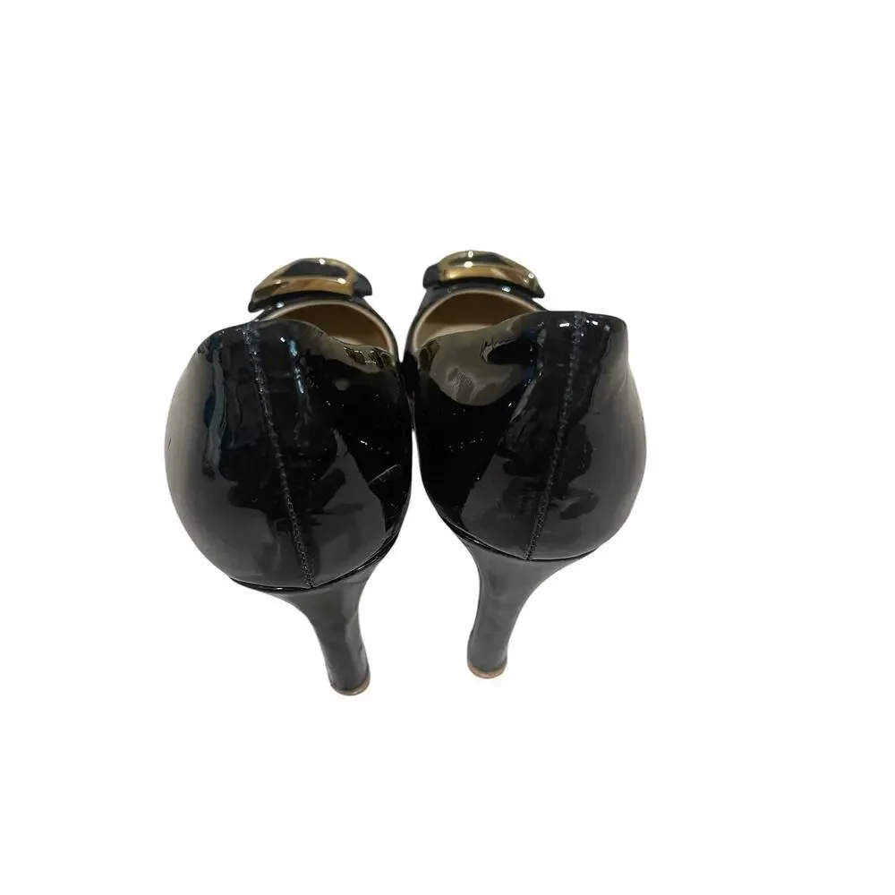 Salvatore Ferragamo patent leather pumps